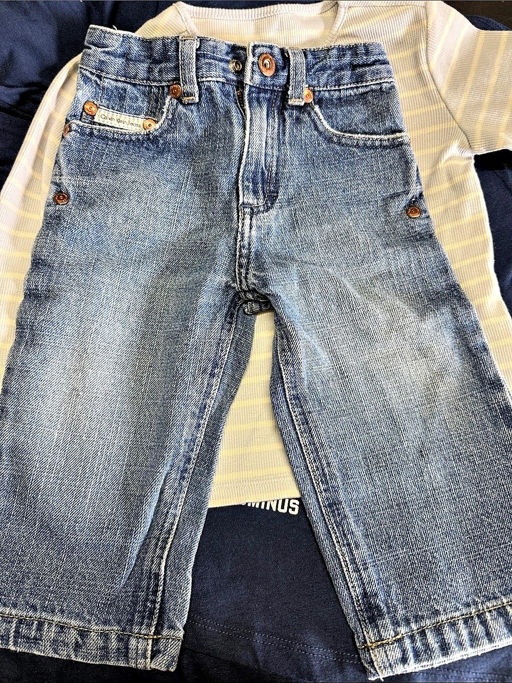 Calvin Klein Jeans Kids Blue Jeans